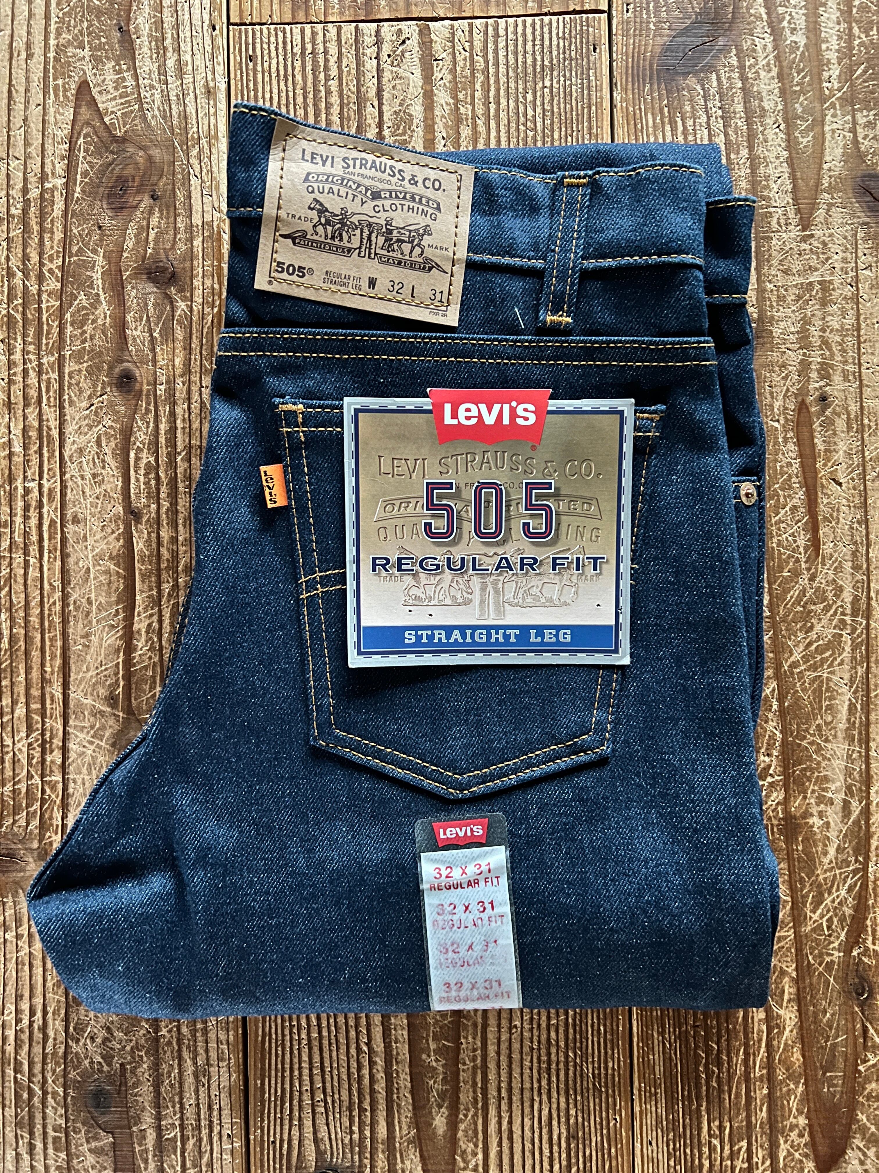 90's Levi's 505 オレンジタブ デニムパンツ DEADSTOCK 表記 (32×31) USA製