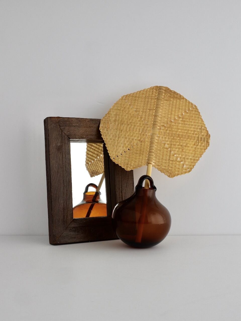 竹製うちわ タイの伝統デザイン｜Bamboo Fan – Thai Traditional Style