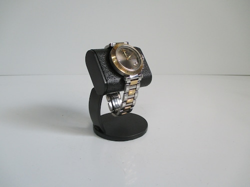腕時計スタンド　腕時計スタンド おしゃれ　腕時計スタンド 6本　腕時計スタンド 高級　時計スタンド　ウオッチスタンド　腕時計を飾る　オールブラックだ円パイプ支柱カーブ時計スタンド　190506