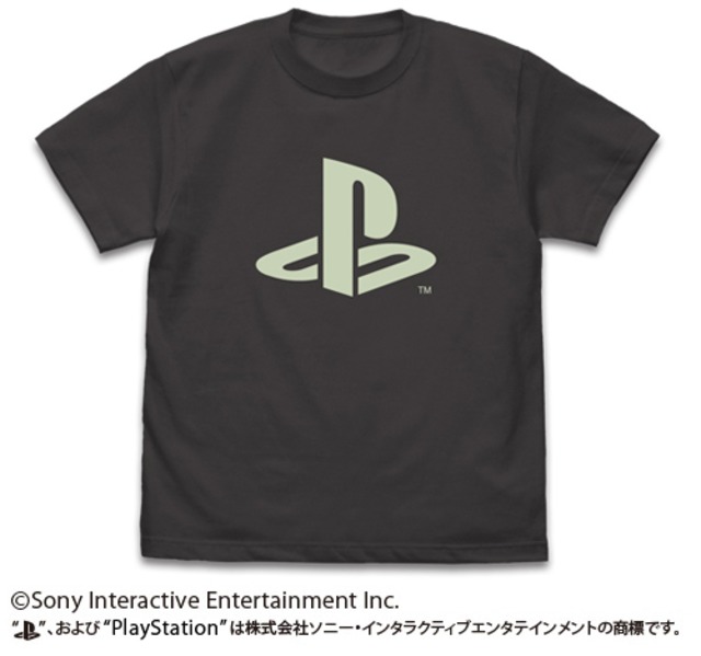プレイステーション 6609-1099 蓄光Tシャツ “PlayStation”/SUMI-S/M/L/XL