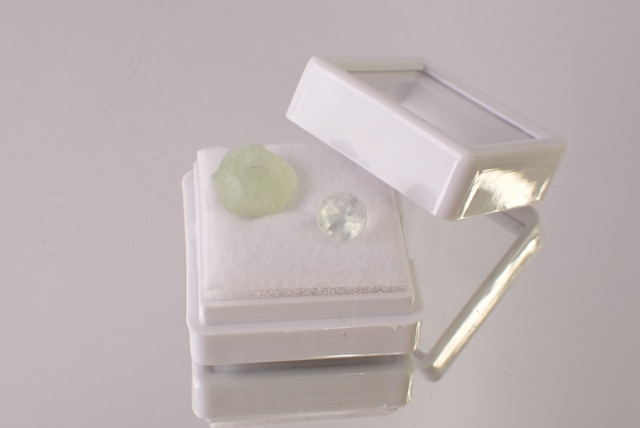 【原石セット】プレナイト　1.12ct/4.29ct　[D7-53]