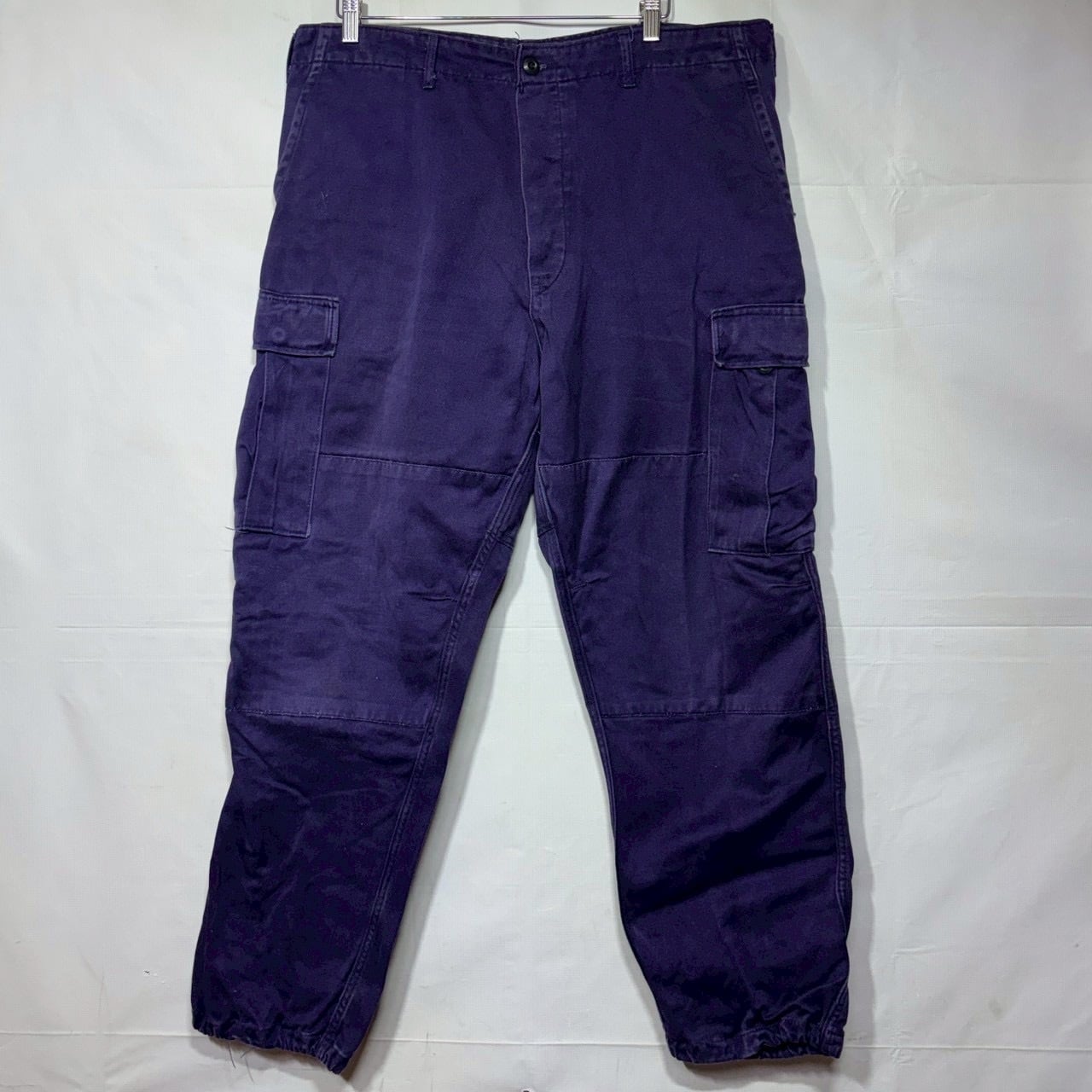 90s KOREAN ARMY 1992 韓国軍 実物 カーゴパンツ 90s 韓国軍 実物 スラックス ベイカーパンツ コットンポリ W88cm