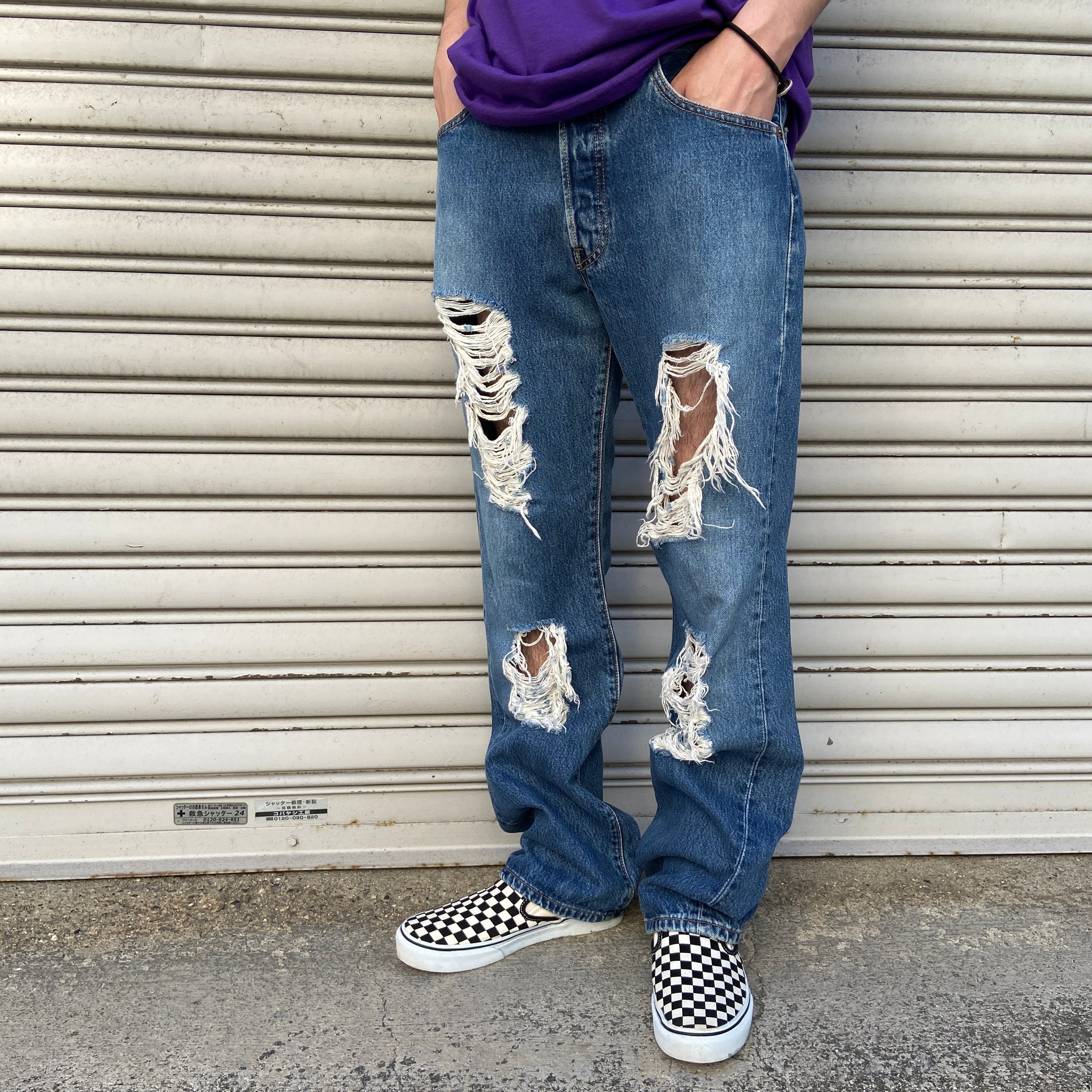 美品 90s USA製 リーバイス 501 デニムパンツ 真紺 W33 L32 | 古着屋 Uan