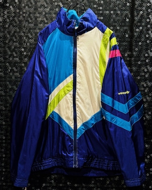 【ÆIEM】“adidas originals” vintage multi color switching nylon track jacket