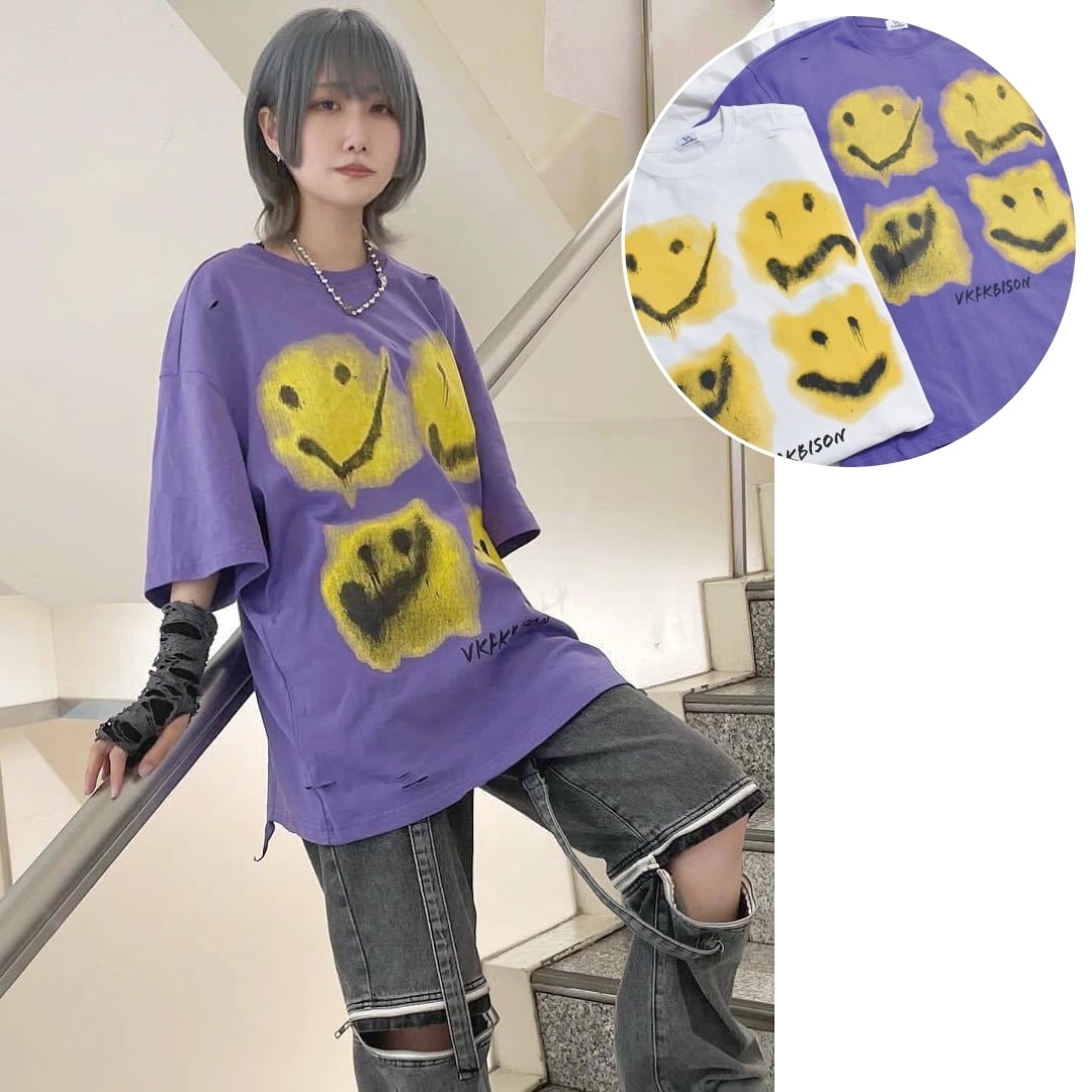 WARUニコダメージTシャツ | VOLCAN&APHRODITE 公式通販