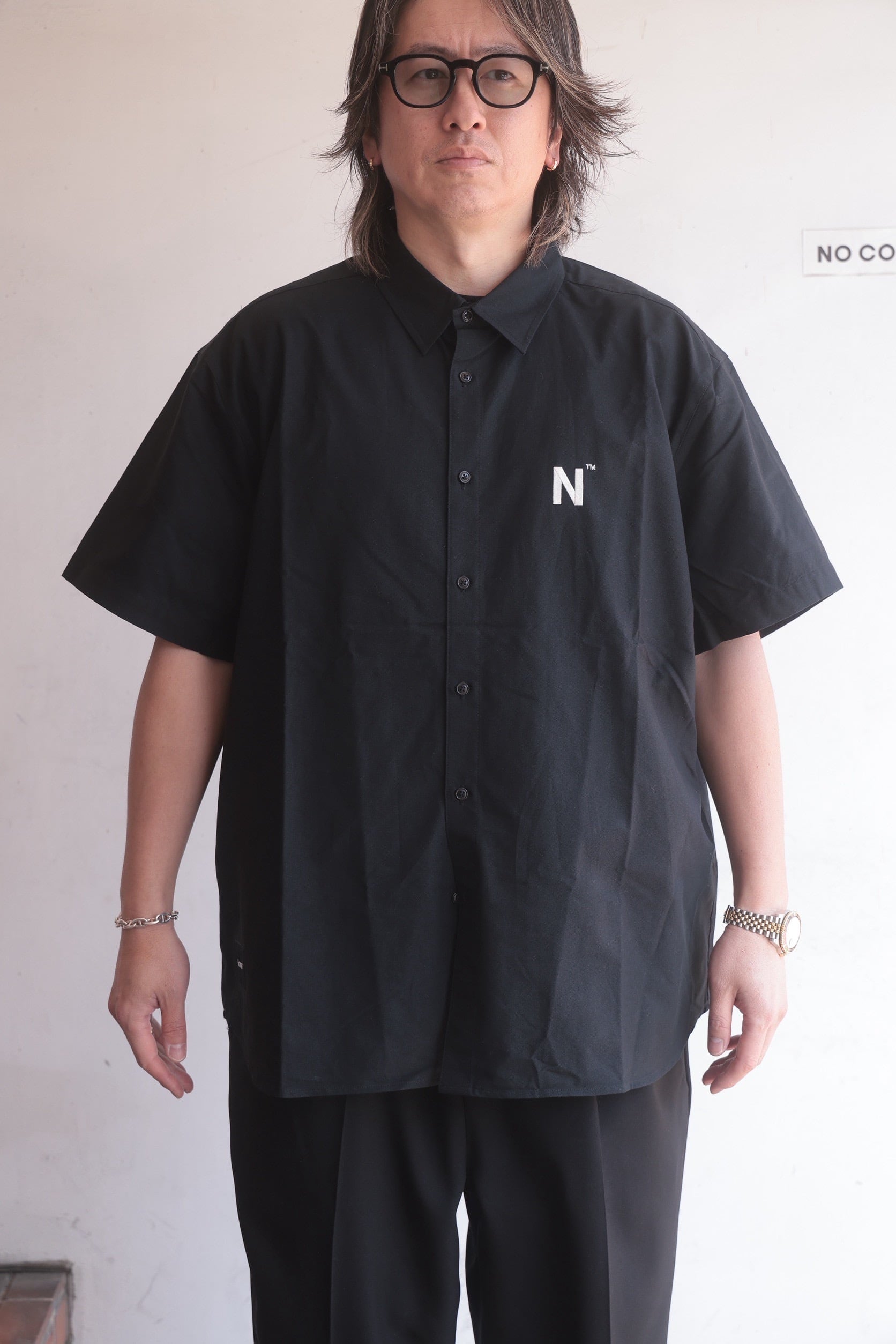 Nロゴ S/S OX SHIRT | NO COFFEE