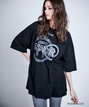 COOLA MADE ペイントTシャツ (BLACK)　CQ-47005