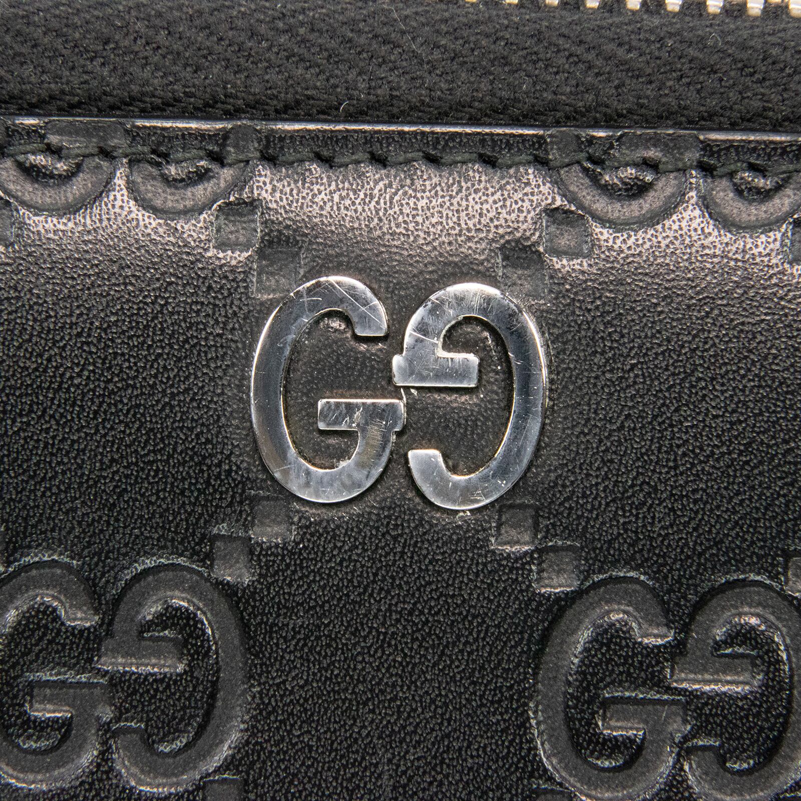 本物・送料無料・美品】グッチ・長財布・ダブルファスナー