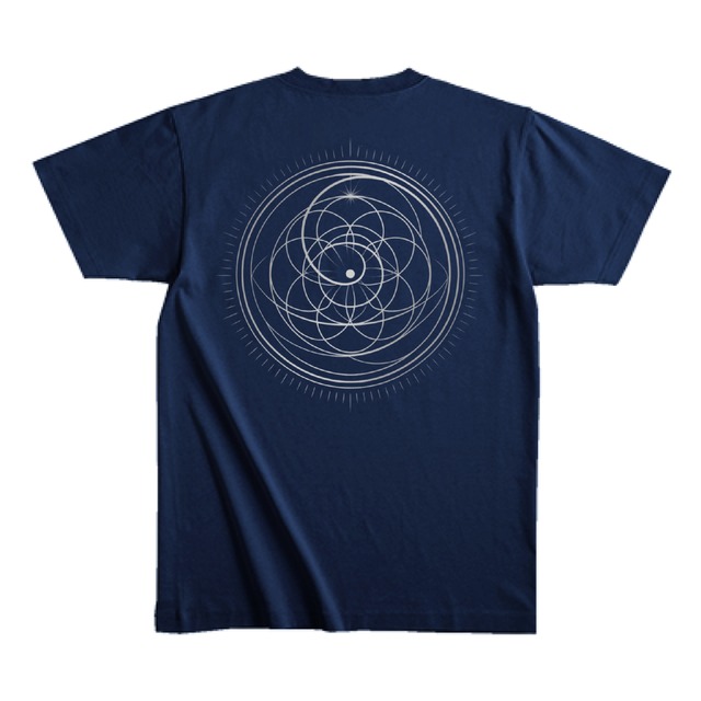 Roots7 Sacred Geometry Tシャツ（ネイビー）
