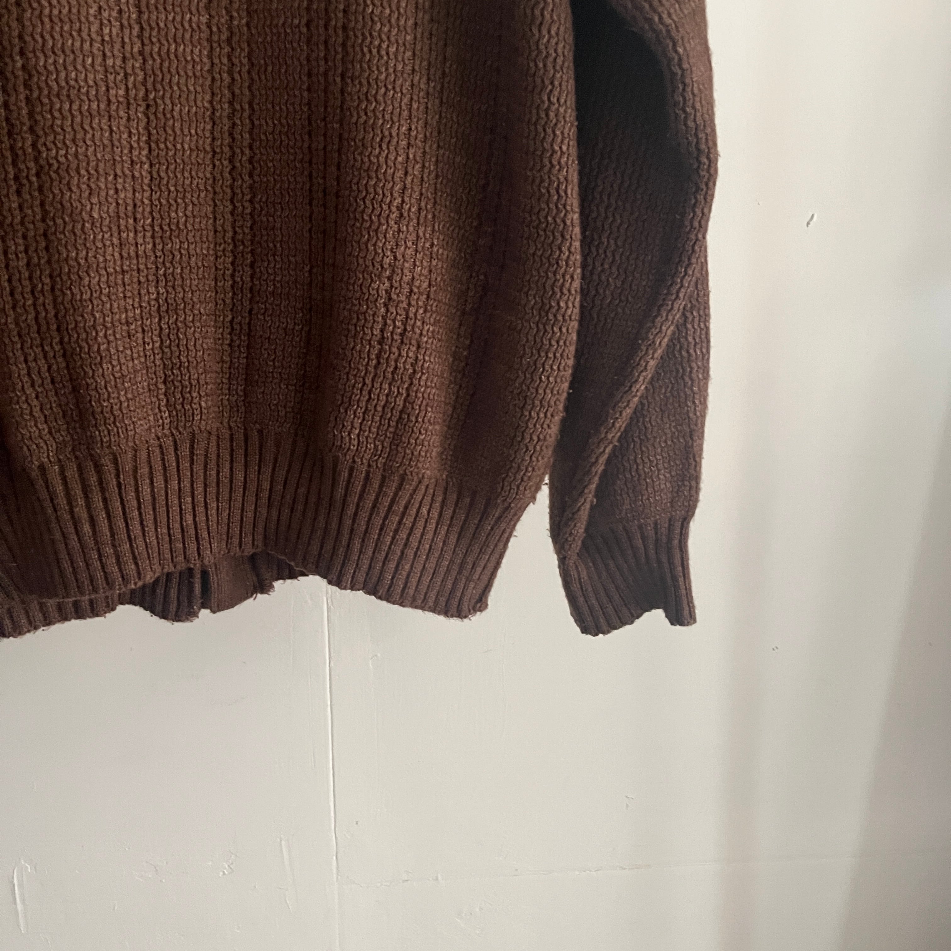 Sears PREMIERE vintage cardigan | ORANGE GERBERA | オレンジ