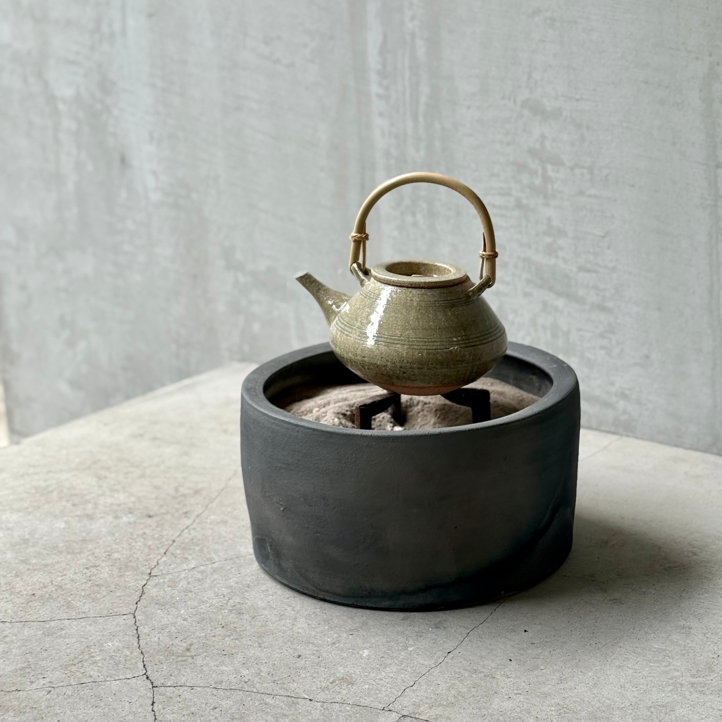 土楽 灰釉土瓶 | gallery 一白