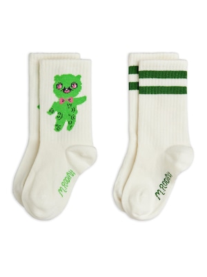 【26ss】minirodini(ミニロディー二)Alien 2pack socks(16-19/20-23/24-27/28-31/32-35)靴下 ソックス エイリアン