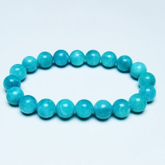 アマゾナイト ブレスレット 10mm 一点物 メール便可 [M便 1/10] 111-47793