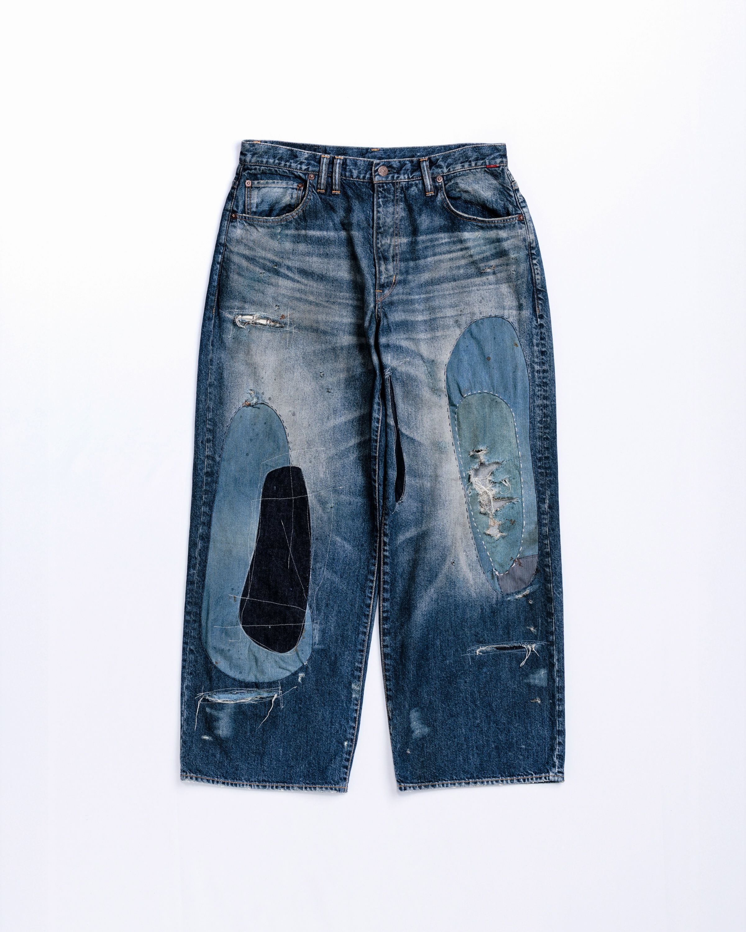 パンツ ANACHRONORM REMAKED WIDE 5P DENIM PANTS ANACHRONORM】REMAKED WIDE 5P DENIM PANTS - INDIGO | standlobby