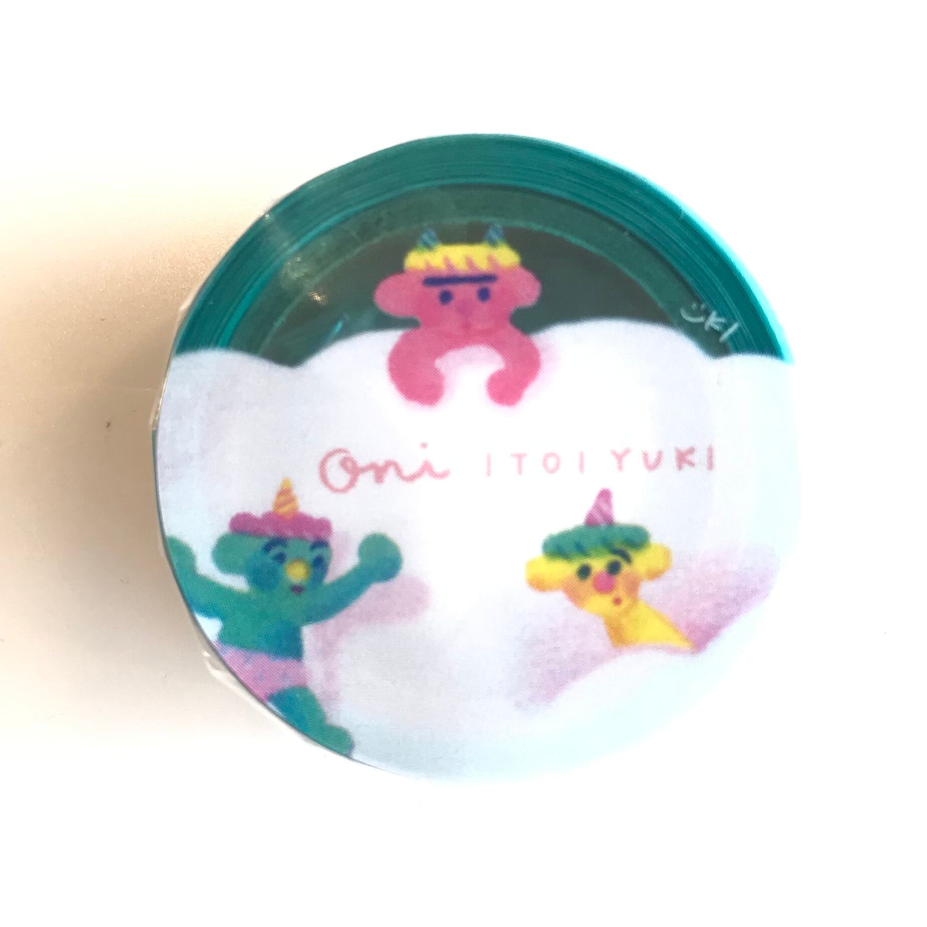 いといゆき 透明マスキングテープ Oni | Macaroni