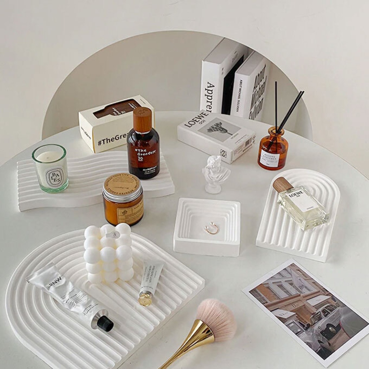 トレー ホワイト スクエア 9.8cm トレイ アクセサリー プレート