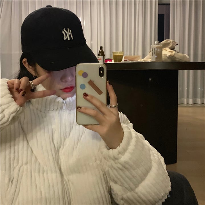 秋冬 韓国 コート カレッジ風 冬 コーデュロイ 新 原宿BF風 INSスタイル 高品質 簡約 上着