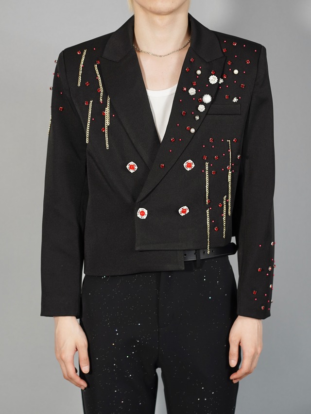 【ALUDE SELECT】ruby crimson jacket