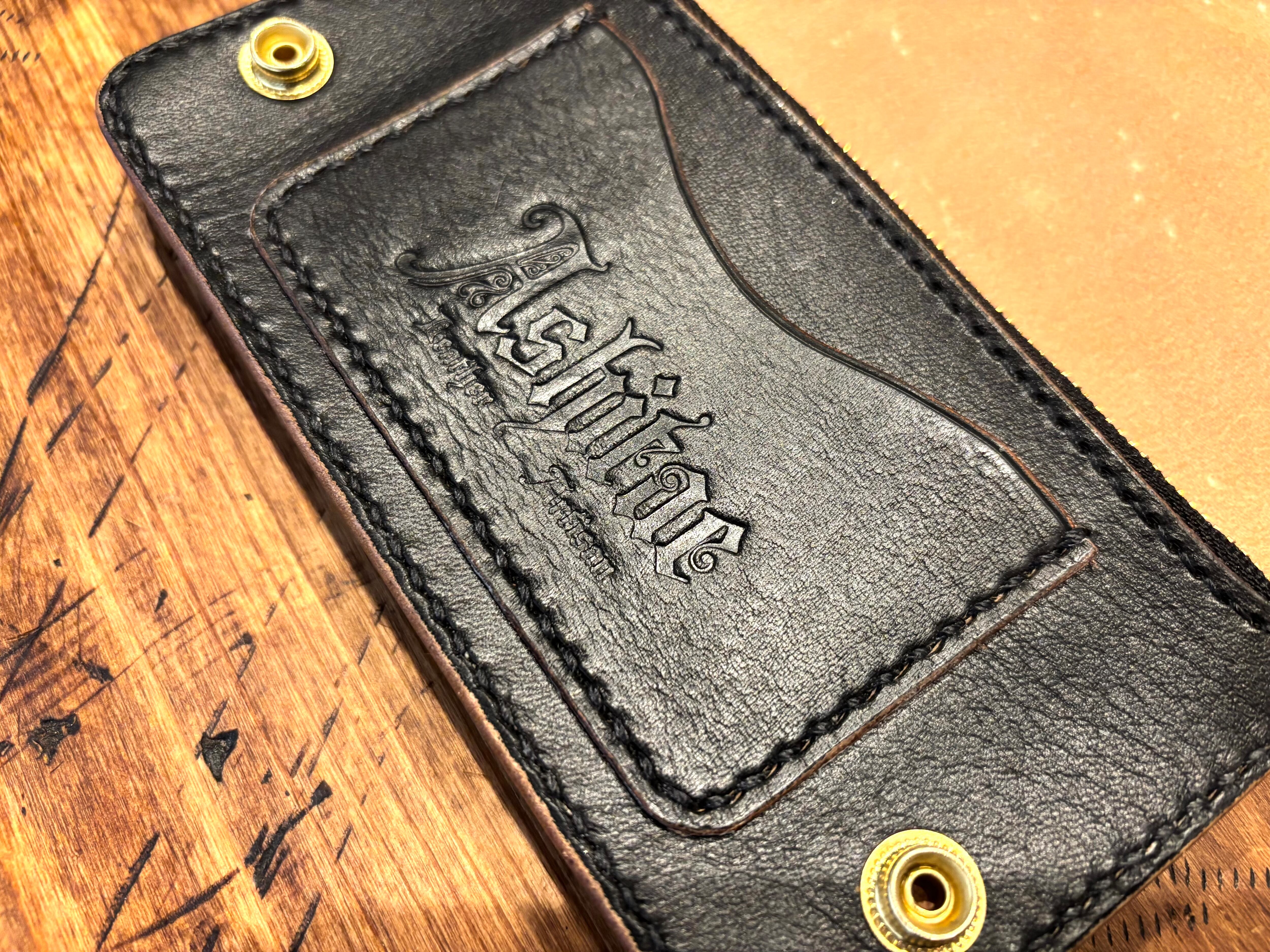 トラッカーウォレット TW03-BK ブラック 財布 長財布 | ashitae
