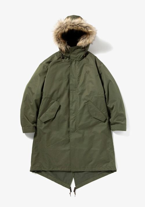 FRED PERRY (フレッドペリー) Fishtail Parka モッズパーカー コート オリーブ F2607