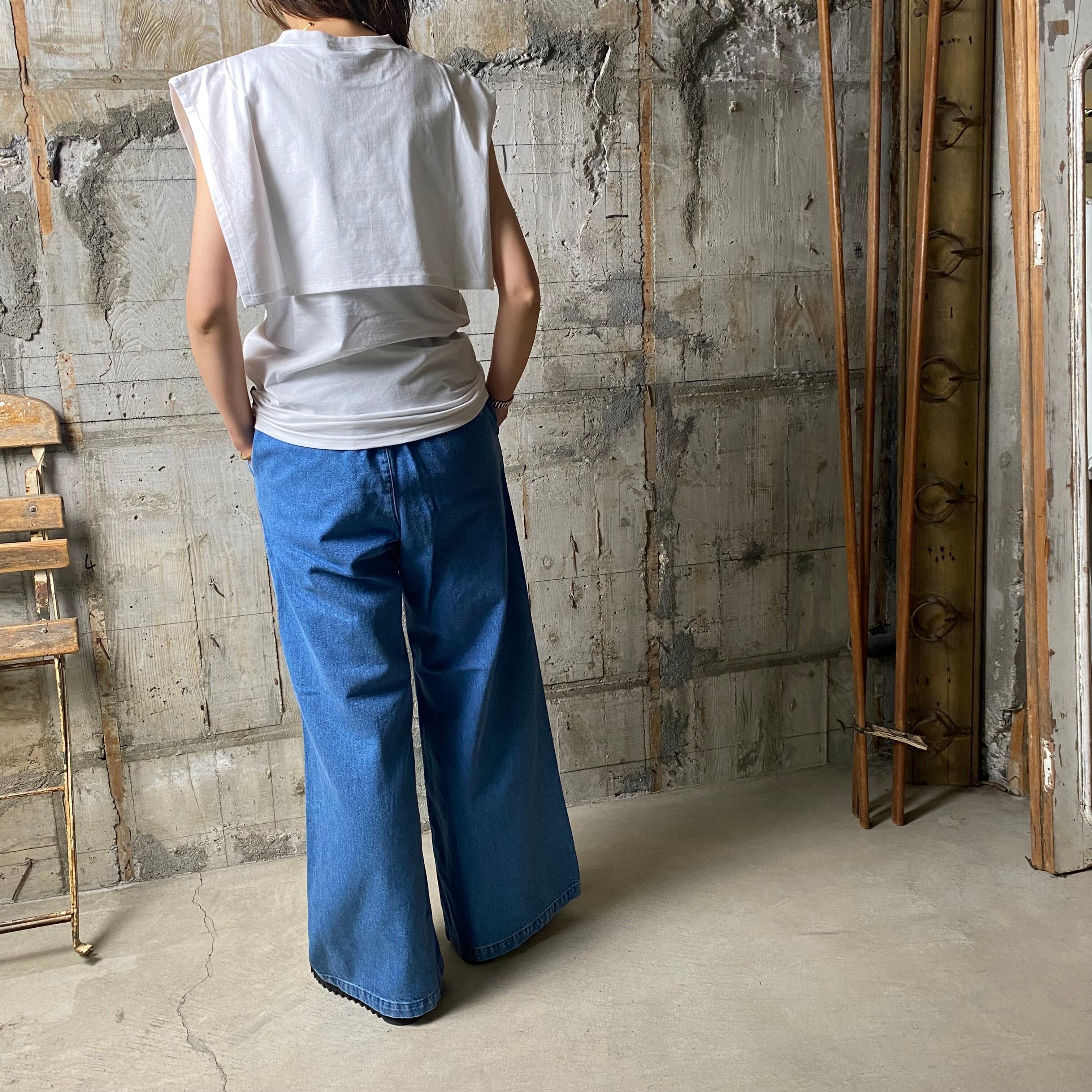 HYKE【ハイク】 CORDURA SLEEVELESS TEE (12348 / WHITE ). | glamour