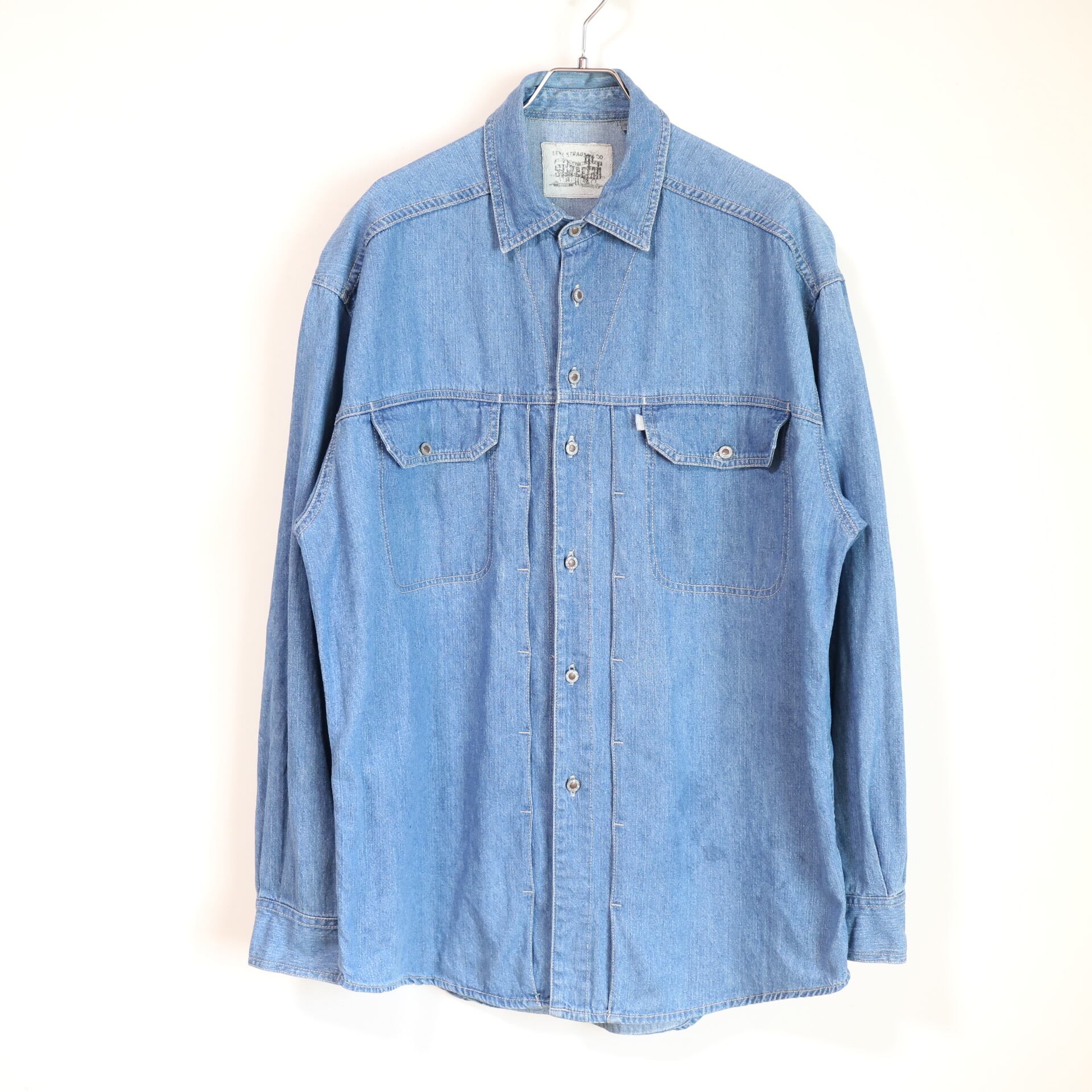 Levi's Silver Tab / 90's Vintage Denim Shirt / Made in Indonesia