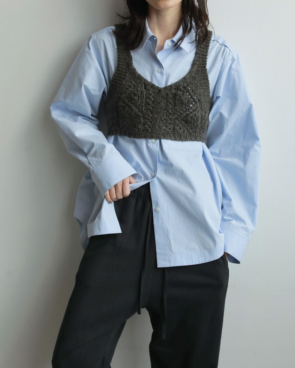anuke 】Highcount Over Shirts | valance 福井｜レディース