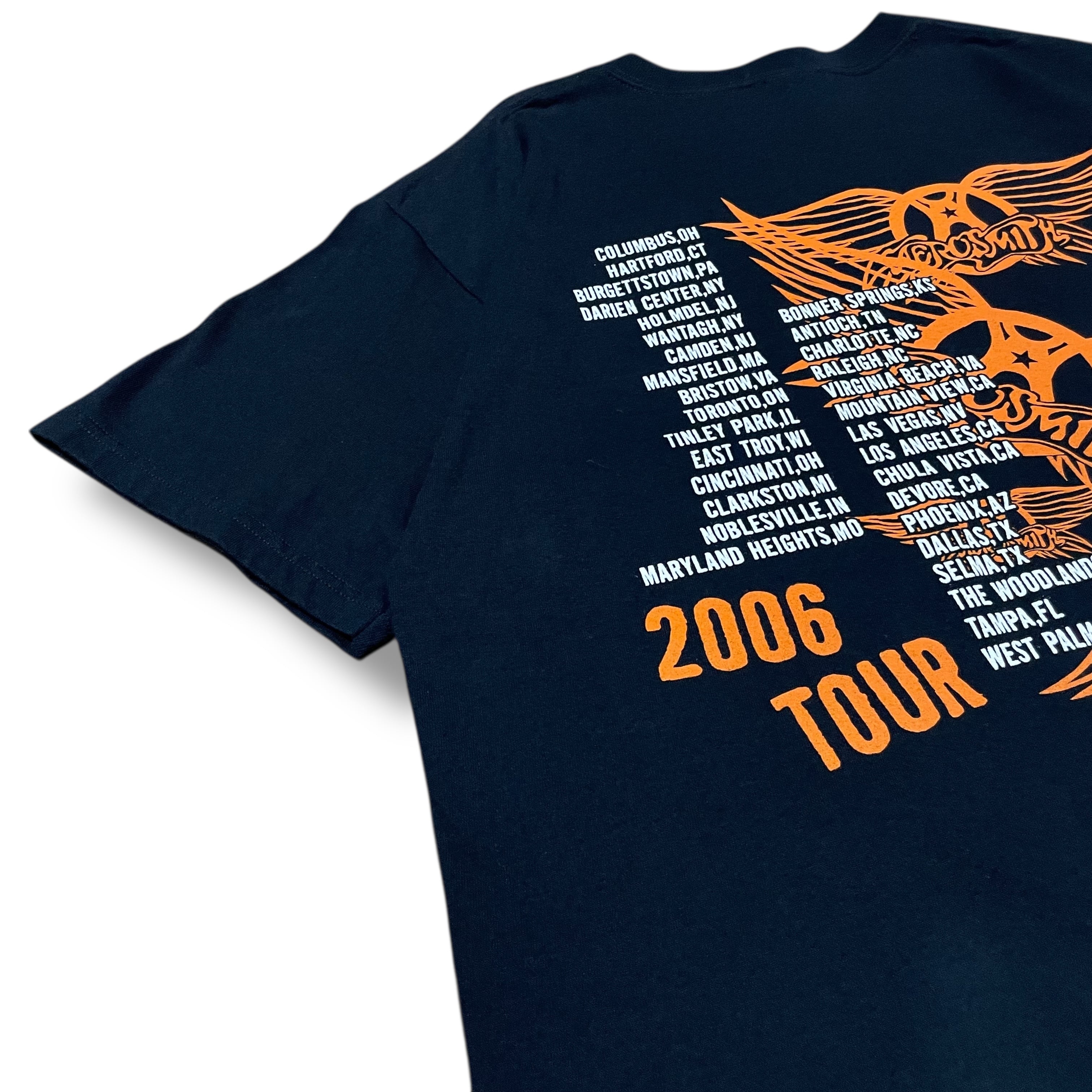 L】【00年代】Aerosmith エアロスミス 2006年ツアー ツアーTシャツ