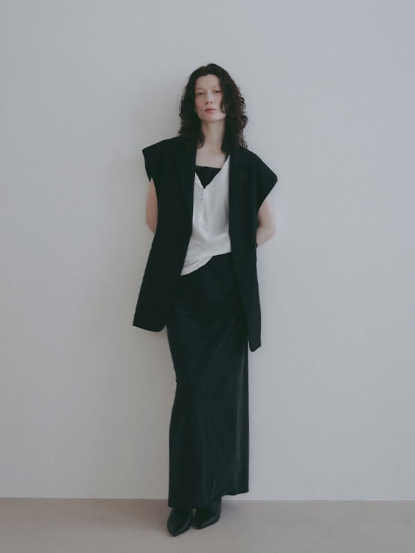ETRE TOKYO(エトレトウキョウ) キュプラジャージロングスカート