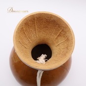 フラダンス 小物 イプ ひょうたん ベージュ系 楽器 茶 小物 小道具 紐 ブラウン系 タヒチアンダンス タヒチアン タヒチ ハワイアンダンス フラ ダンス 練習 ダンス小物 ナチュラル 落ち着いた色 レッスン 舞台 ステージ 音楽 ハワイアン アロハ