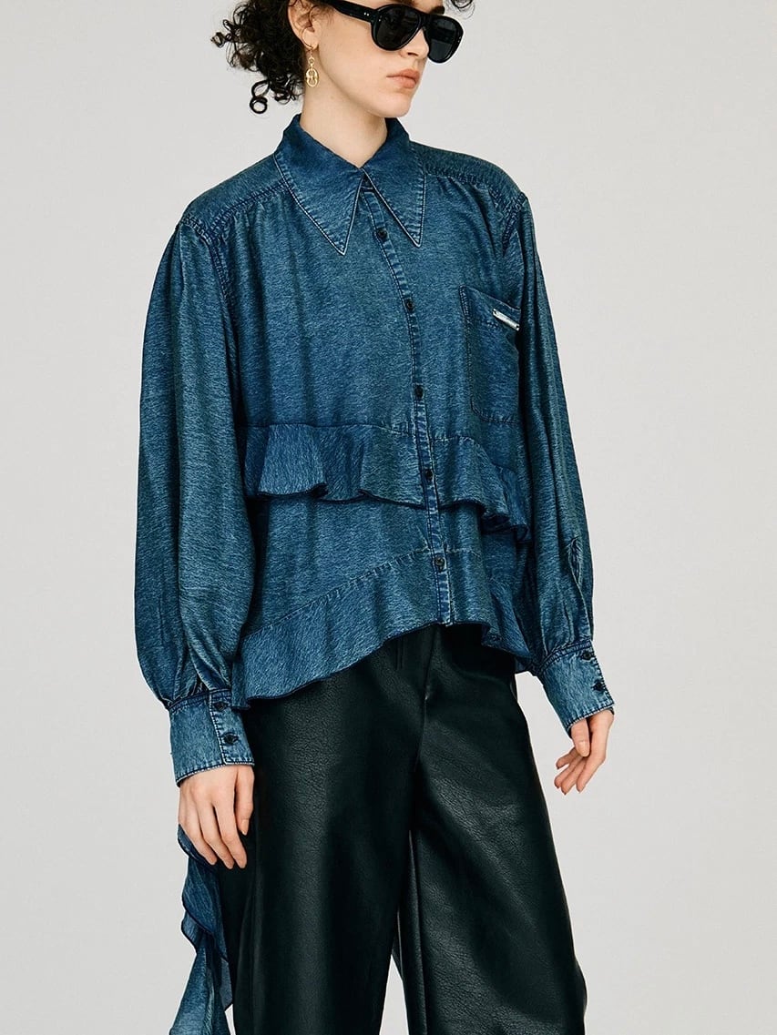 26AW | WOMEN】PRANK PROJECT プランクプロジェクト / シャツ / Sheer