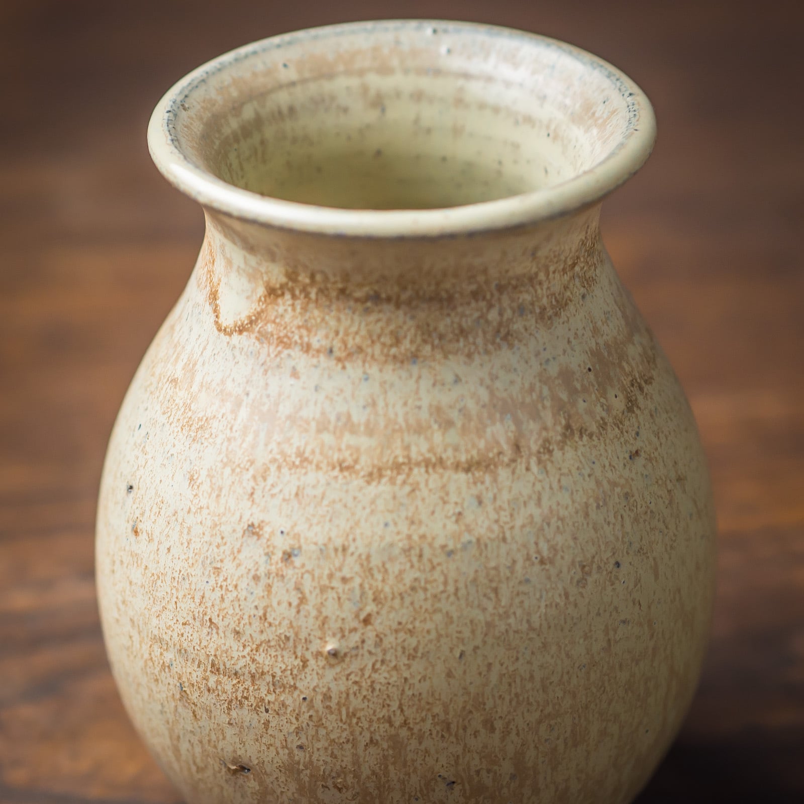 花器 オレンジベージュ（フラワーベース・花瓶）／安藤美和 | 手作りの