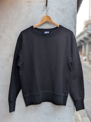 WASEW "TOUGH BRAIDED WIND SHIELD SWEAT SHIRT" BLACK