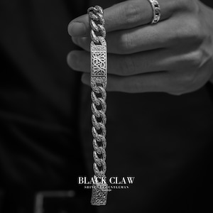 S925 Arabesque Pattern ＆Hawaiian Bracelet【B&C】