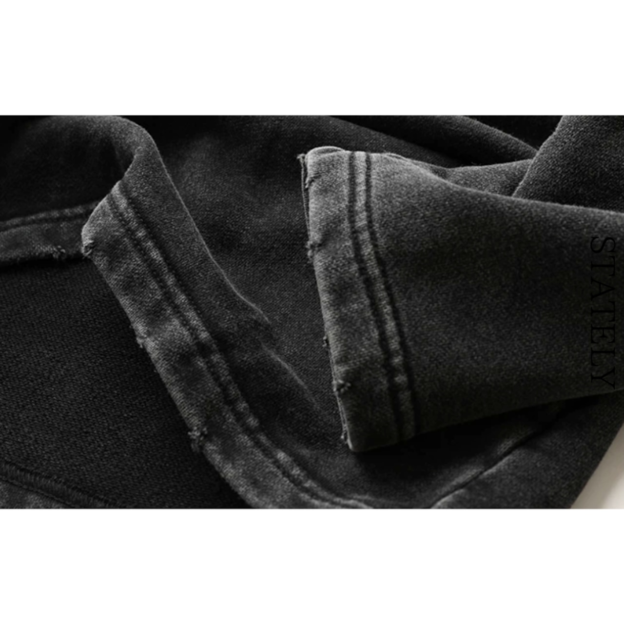 Washed Polo Collar ロンT/4color_T66・画像7