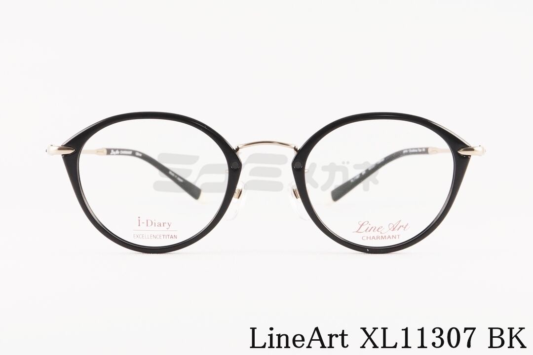 Line Art メガネ Solo XL11307 BR ボストン コンビネーション ソロ