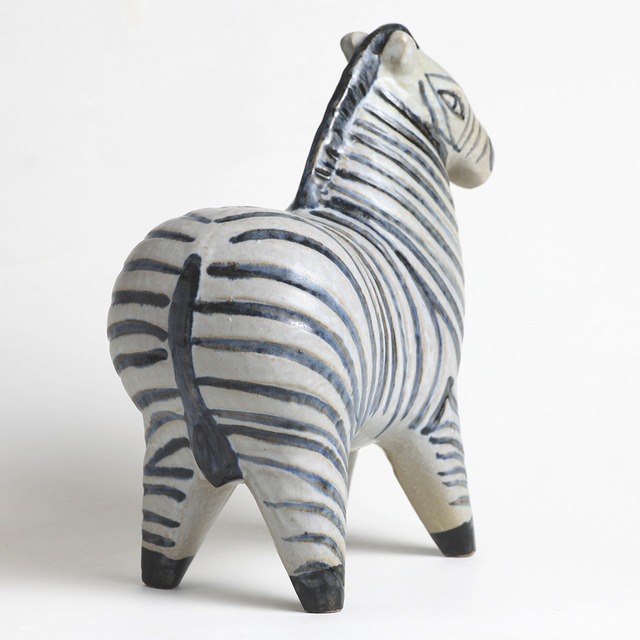 Gustavsberg グスタフスベリ Lisa Larson リサ ラーソン Stora Zoo 大きな動物園 Zebra シマウマ - 5 北欧ヴィンテージ