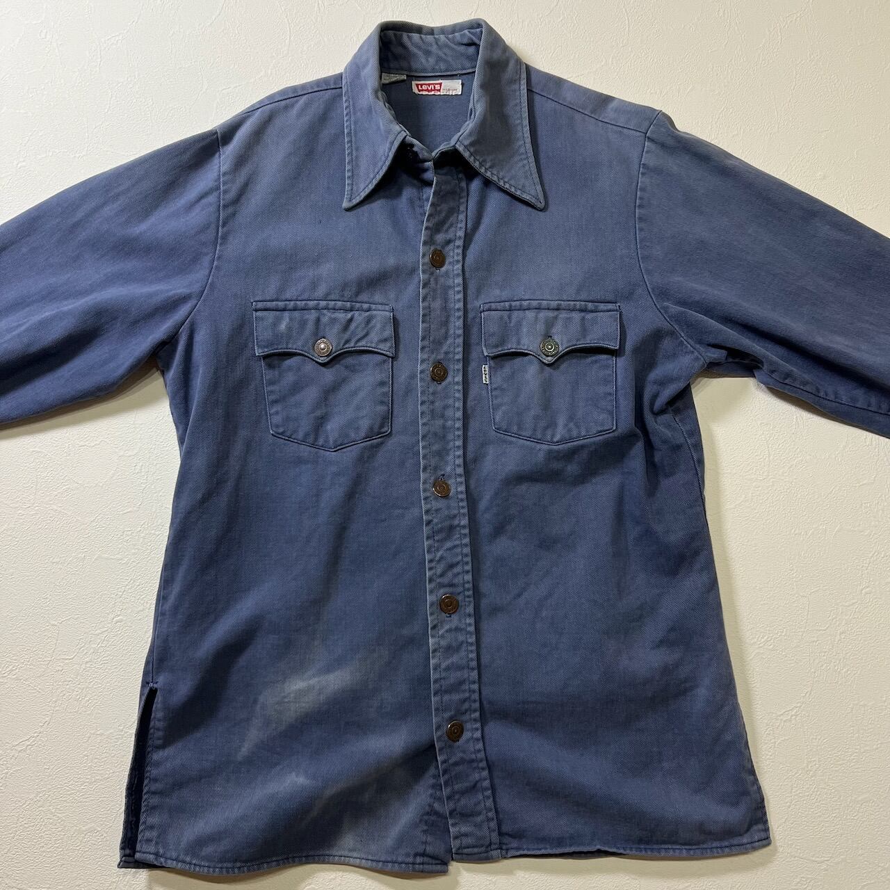 70s Levi's フェード ワークジャケット リーバイス ブルーグレー M