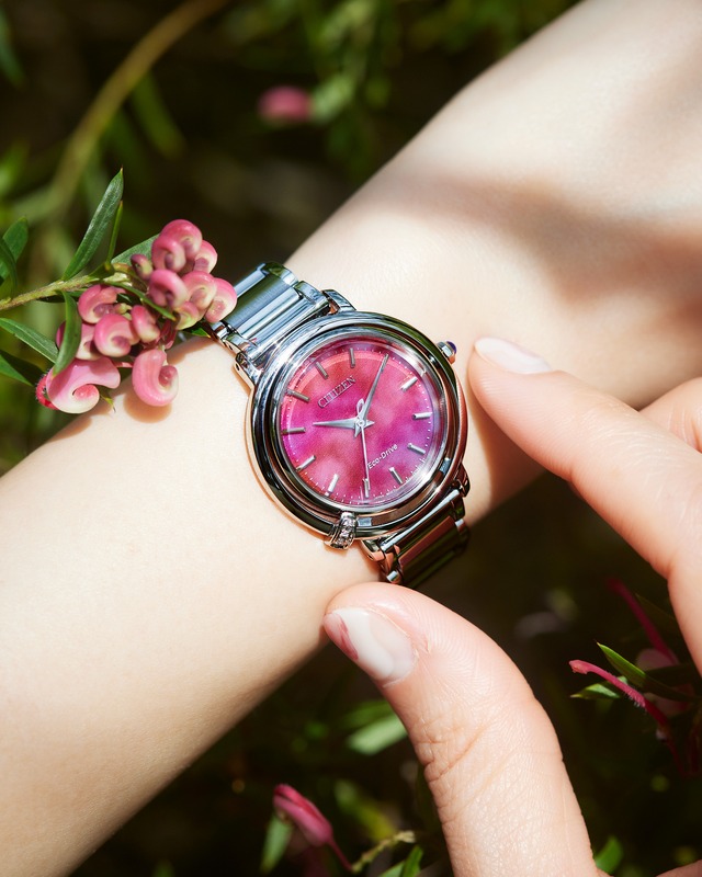 CITIZEN L シチズン エル ARCLY Collection アップルレザー 替えバンド付 エモーショナルレッド レディース腕時計 EM1090-78X