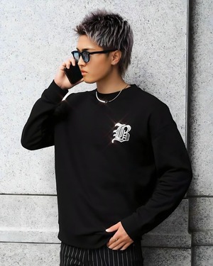 RHINE STONE SWEAT【BB24505】