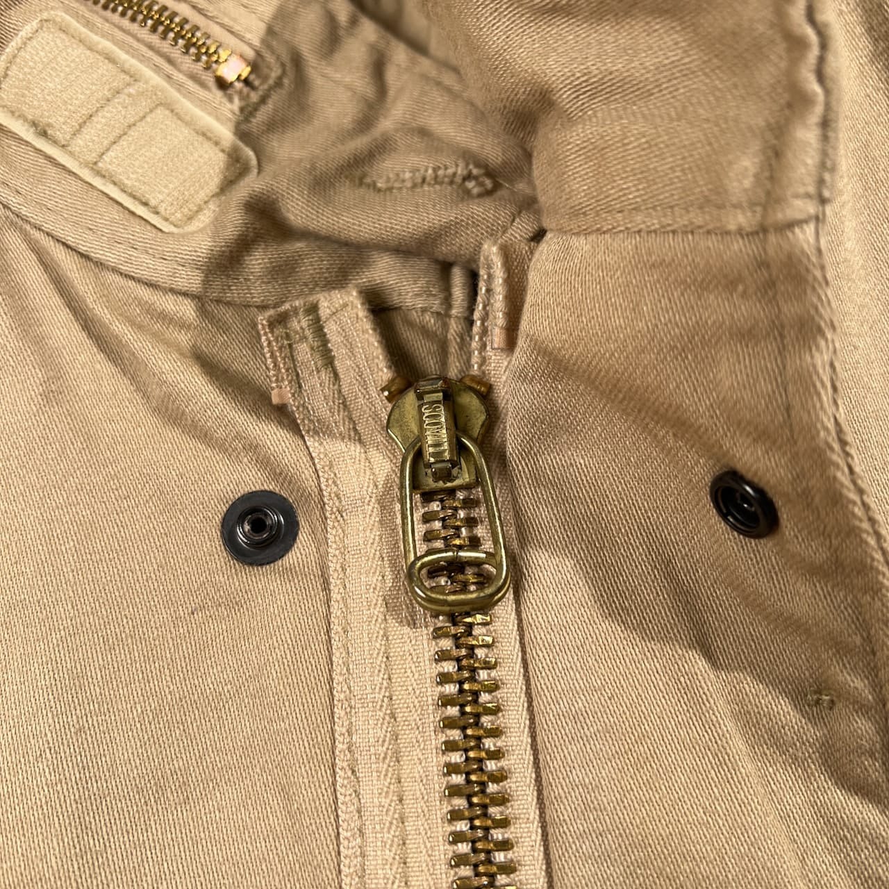 80s USA製 ALPHA アルファ フィールドジャケット サイズ S /ベージュ/メンズ/ミリタリー/ビンテージ/アメリカ製