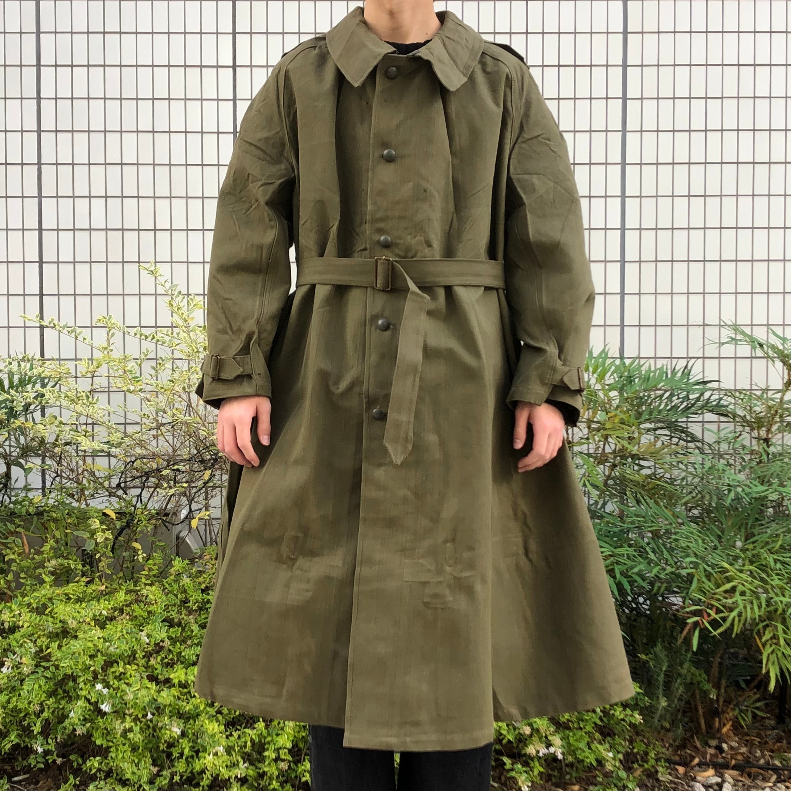 Dead stock M35 Motorcycle coat フランス軍 モーターサイクルコート ...