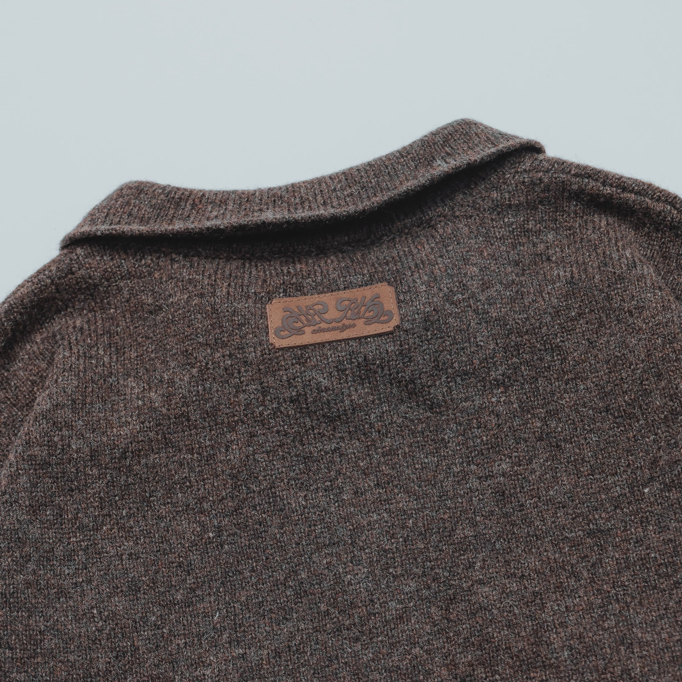 CHRONOIZM BROWN KNIT 【XXL】 KNIT JACKET <BROWN> | CHRONOIZM