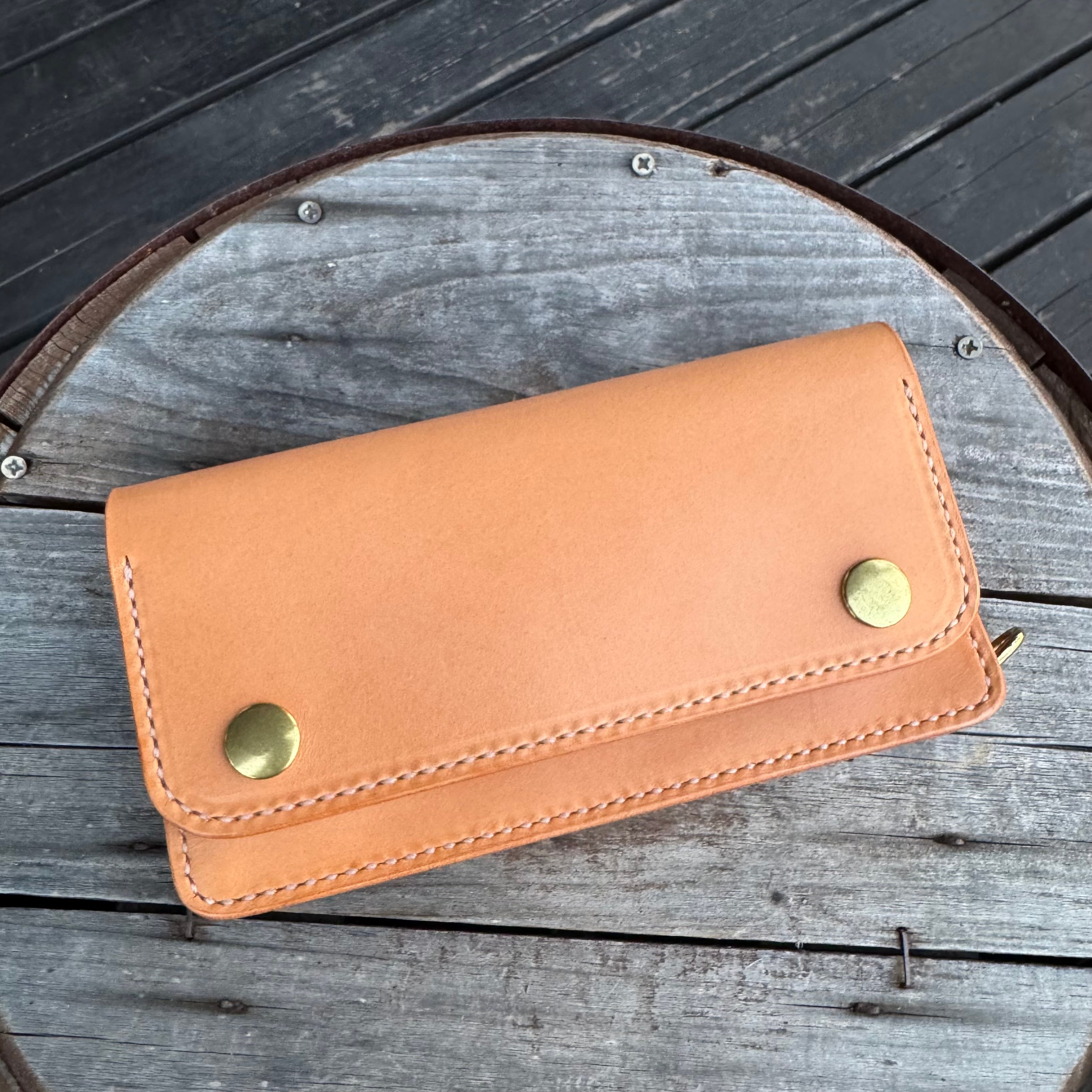 WHOLオリジナル トラッカーズウォレット ハンドメイド 財布 本革