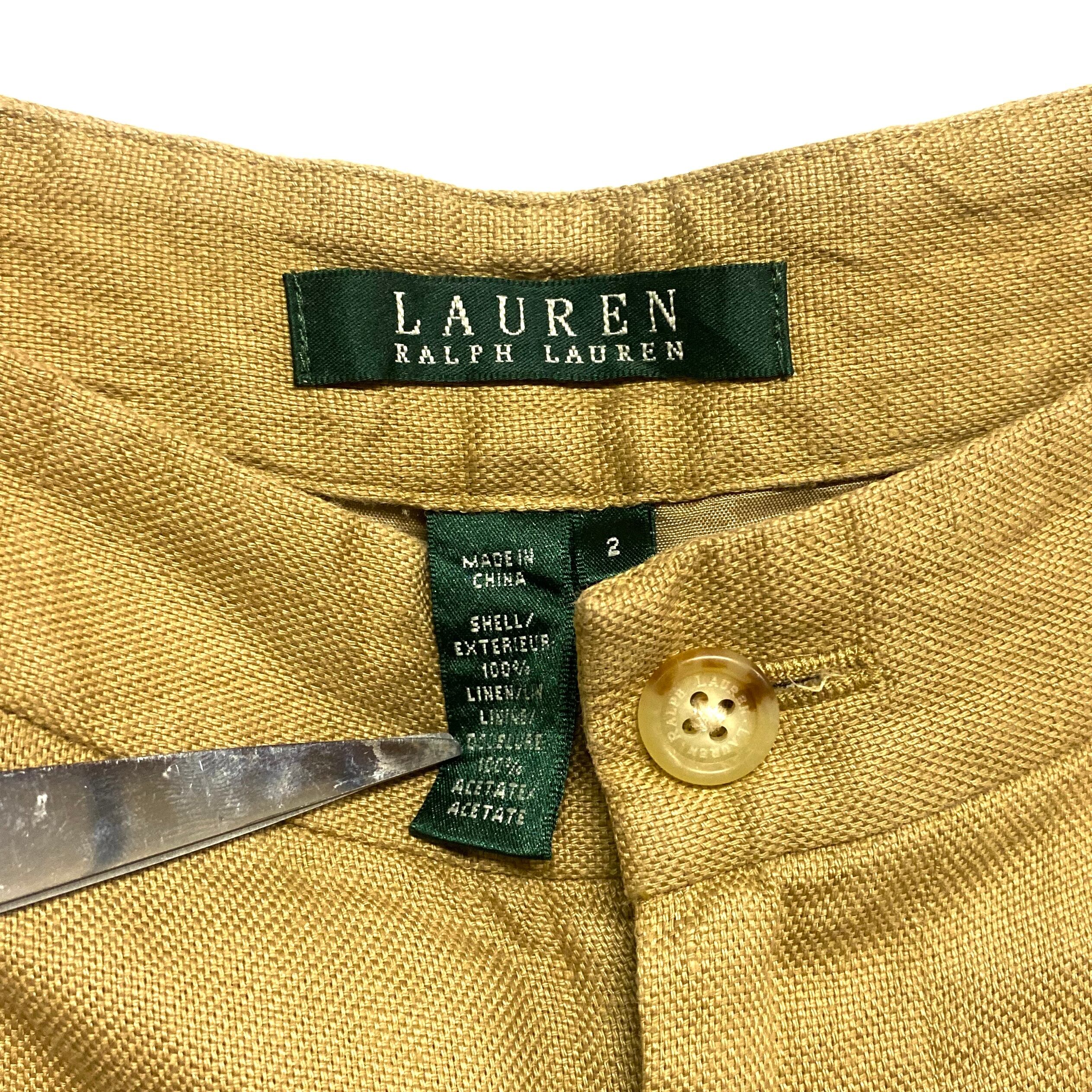 Lauren Ralph Lauren ローレンラルフローレン リネンパンツ ワイド