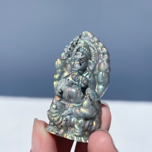 ラブラドライトガネーシャ02◇Labradorite Ganesha◇天然石・鉱物・パワーストーン