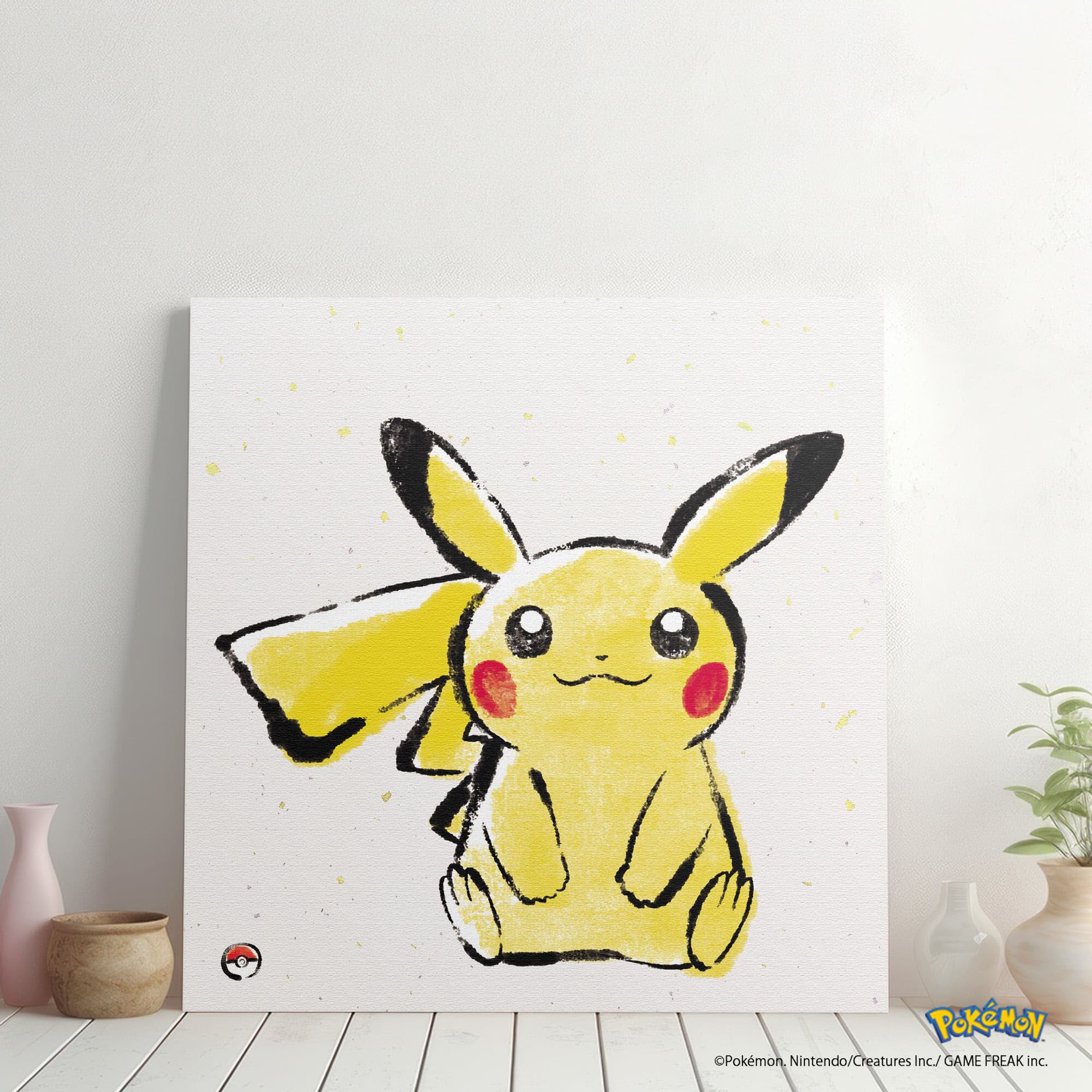 アートパネル ポケットモンスター ポケモン ピカチュウ 筆書き B17