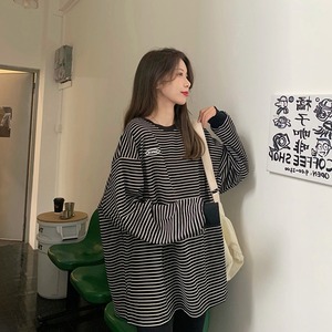 プルオーバー レディース 送料無料 2色トップス Tシャツ ロゴ ボーダー バイカラー プルオーバー シャツ 白トップス 七分袖 切替プルオーバーシャツ 長袖 ボリューム袖 パフスリーブ ドロップショルダー バルーンスリーブ ラウンドネック クルーネック 大人可愛い きれいめ 上品 レトロ 大人女子 こなれ感 ラフ キュート ガーリー ルーズ 抜け感 ゆったり 白 ホワイト 楽ちん 二の腕カバー 定番 春夏 秋冬 大人 かわいい おしゃれ デイリー オフィス 通勤 通学 トレンド