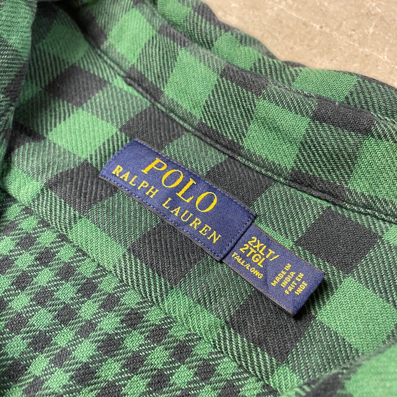 00年代 POLO RALPH LAUREN ポロラルフローレン チンスト付き 長袖