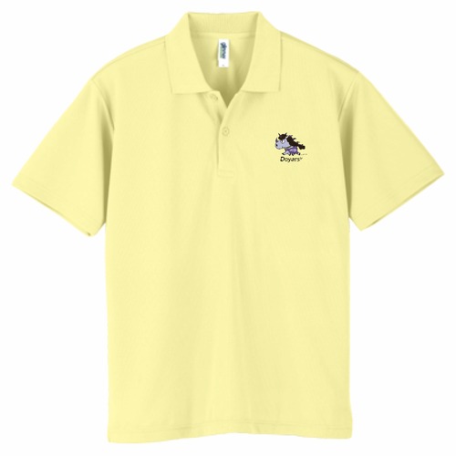 ドライポロシャツ ライトイエロー [ベヒーモス][メテオ][Doyars]